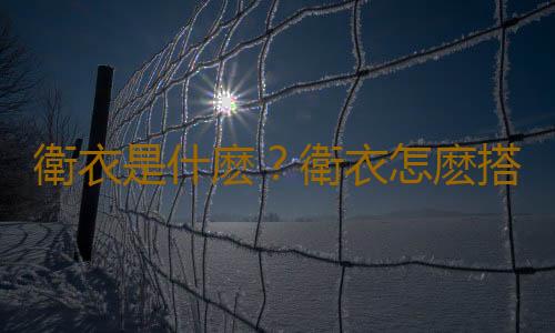 衛衣是什麽？衛衣怎麽搭配？