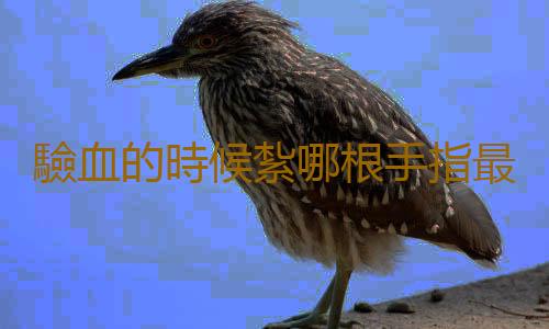 驗血的時候紮哪根手指最好